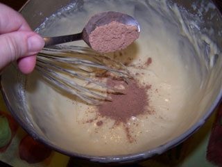 какао в тесті