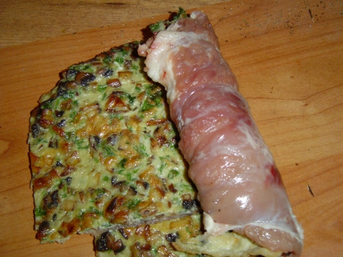 сварачиваем рулет