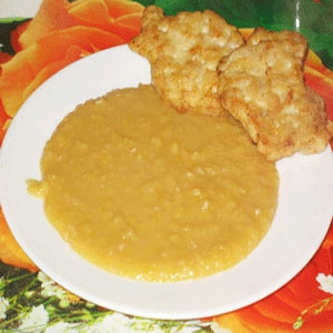 каша з котлетками