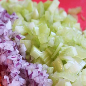 цибулю і перець