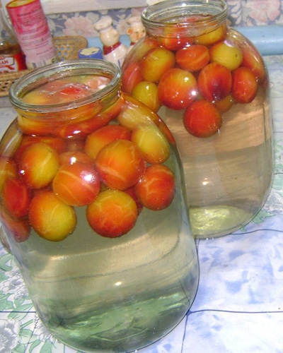 персик в банку