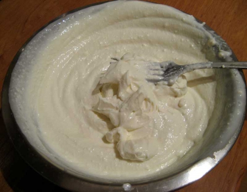 Створюємо сирний шар рулету