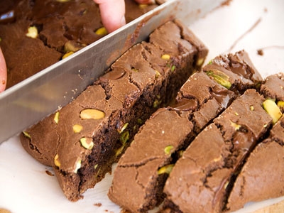 шоколадне печиво з горіхами