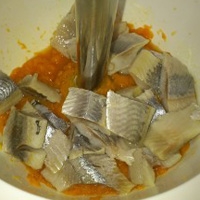 оселедець в блендері