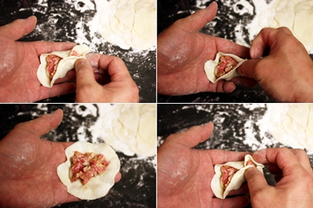 формуємо пельмені