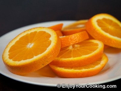 нарізаємо апельсини на кружечки