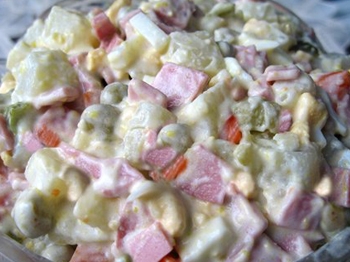 змішуємо всі інгредієнти страви