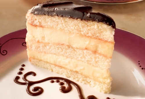 готовий бостонський кремовий торт