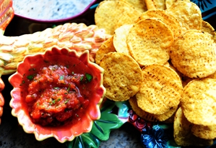 закуска на чіпсах