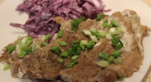 подаємо свинину з гарніром