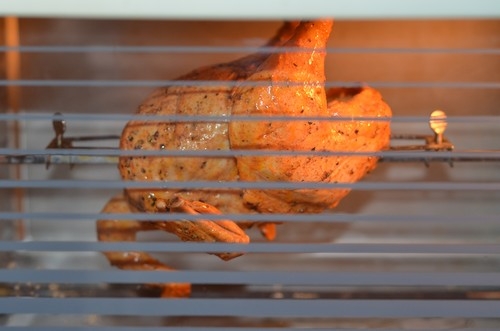 курка гриль в духовці