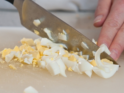 подрібнюємо яйця