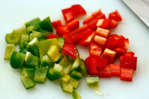 нарізаємо перець