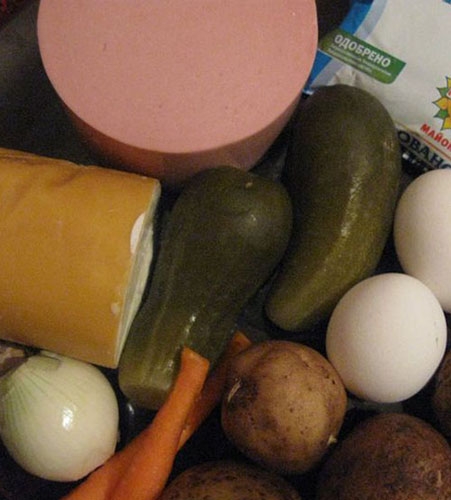 иенредиенты для салату