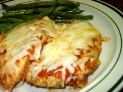 курка на тарілці