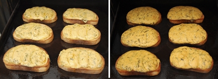 Грінки з сиром на деко