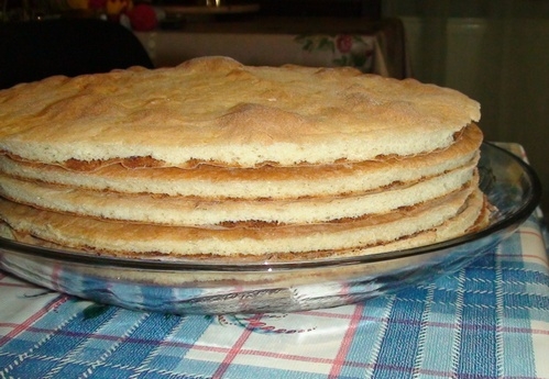 так готуємо всі коржі