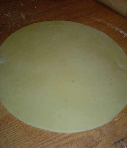 розкачуємо один корж тесту №1