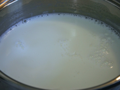 підігріваємо молоко