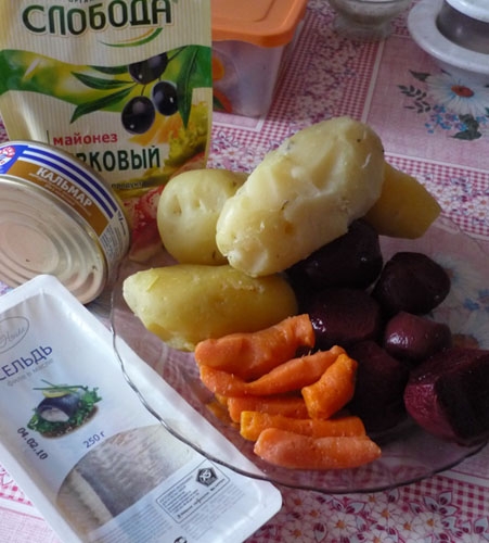 Відварні овочі