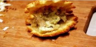 готуємо начинку і наповнюємо тарталетки