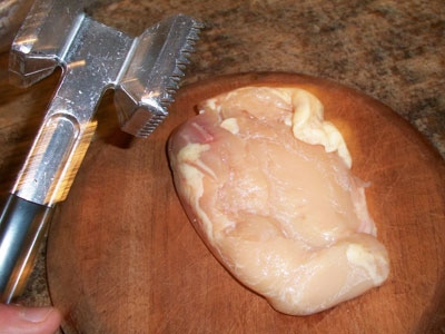 молоток і м'ясо