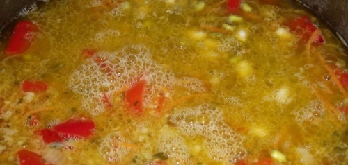 додаємо рис і квасоля