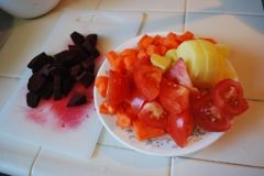 нарізаємо овочі