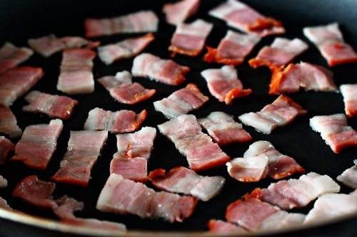 обсмажуємо бекон