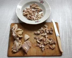варене м'ясо курки
