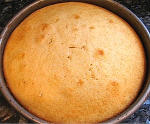 корж для пісного фруктового торта