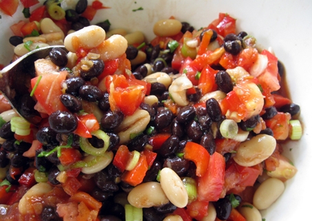 пісний квасолевий салат