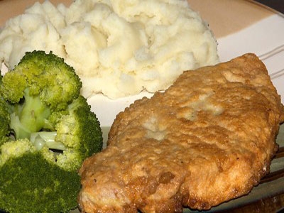 відбивна в тесті