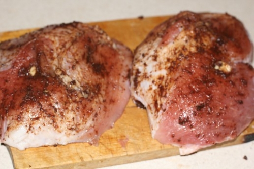 мажемо м'ясо аджикою