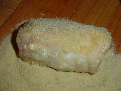 у панірувальних сухарях