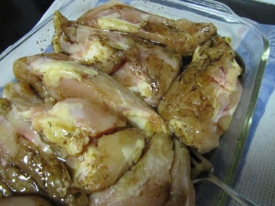 курка в маринаді