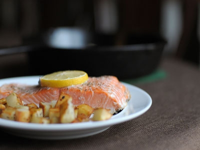 лосось з лимоном