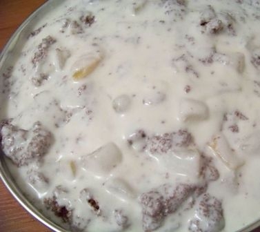 заливаємо торт