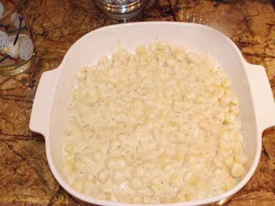форма з ньокками і сиром