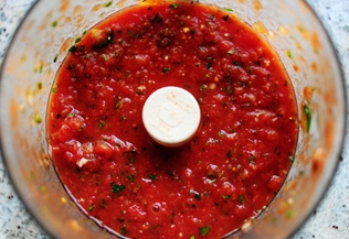 ще раз все подрібнюємо в блендері