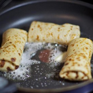 млинці на сковороді