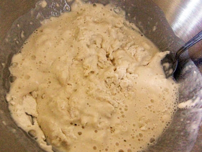 дріжджі з борошном