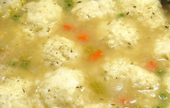 викладаємо тісто для галушок в суп