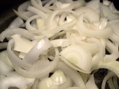 цибулю кільцями