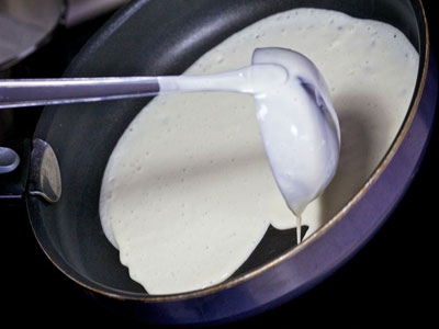 млинці на сковороді