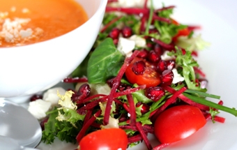 салат з гранатом