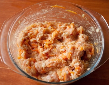 Робимо курино-овочевий фарш