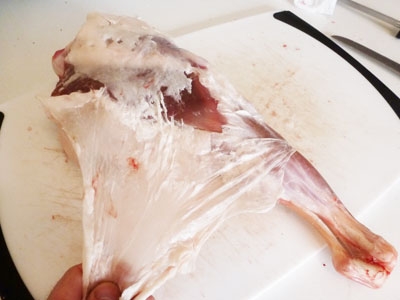 нога на дошці