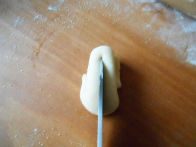 розріз на тесті