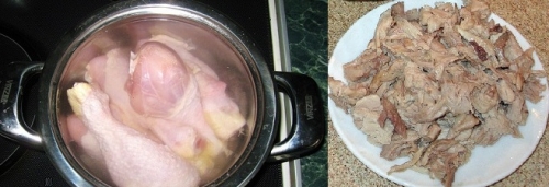 Відварюємо курку